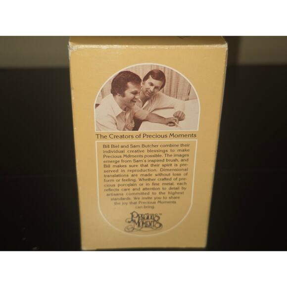 Precious Moments Blessed Are The Pure In Heart 1983 Enesco Baby Crib Ornament - Picture 9 of 10